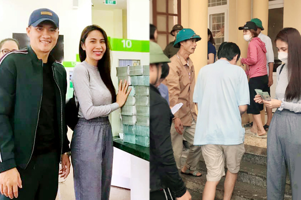 Cập nhật tình hình báo cáo của các địa phương tại huyện Lệ Thủy về việc cứu trợ của ca sĩ Thủy Tiên
