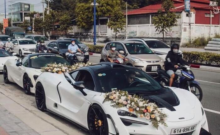 Cận cảnh dàn siêu xe trăm tỷ gây sốt tại lễ đính hôn của thiếu gia Tống Đông Khuê