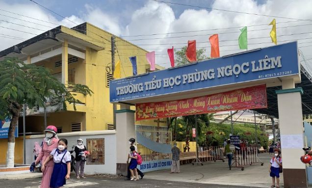 Học sinh mầm non và tiểu học ở Bạc Liêu dừng học trực tiếp từ ngày 7/3