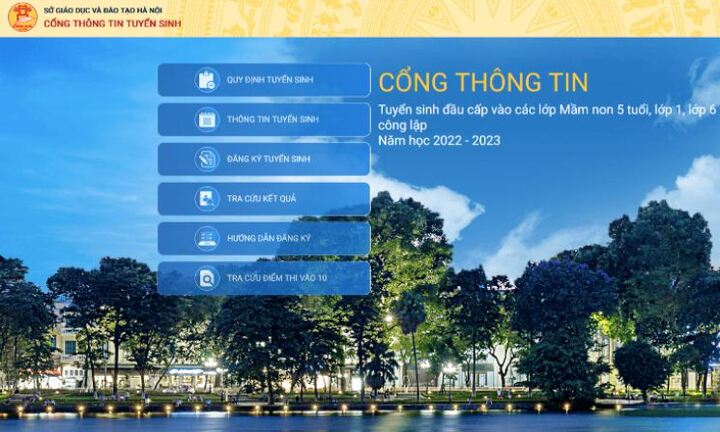 Hà Nội: Gần 40.000 hồ sơ thử nghiệm thành công đăng ký tuyển sinh trực tuyến vào lớp 1