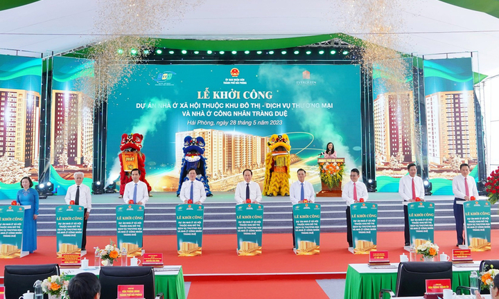 Hải Phòng: Khởi công Dự án khu nhà ở xã hội gần 1.600 tỷ đồng