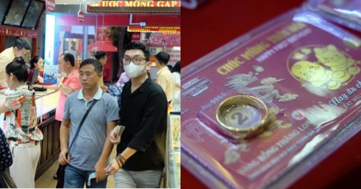 Giá vàng tăng dữ dội, người dân tranh thủ bán chốt lời