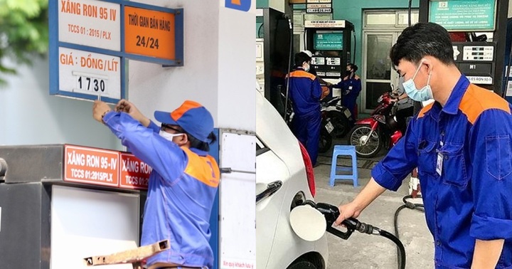 Giá xăng RON 95 giảm mạnh về mức 23.040 đồng/lít