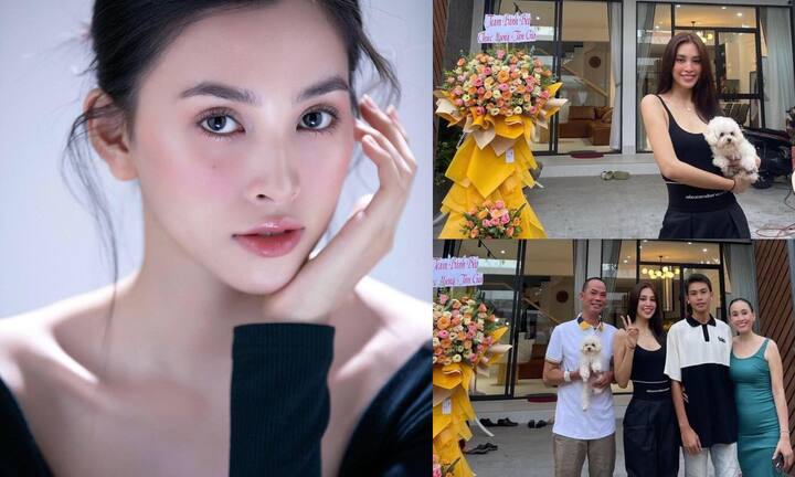 Cận cảnh cơ ngơi hoành tráng Hoa hậu Tiểu Vy tặng bố mẹ ở tuổi 23