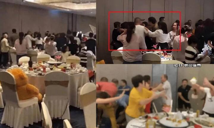 Chỉ vì sai sót nhỏ, hai họ trai, gái đánh nhau loạn xạ trong đám cưới