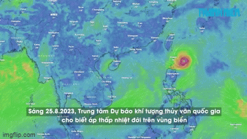 Xuất hiện cơn bão Saola trên biển Đông, hướng đi phức tạp