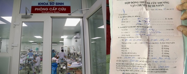 Xót xa cảnh người cha định đặt thi thể con nhỏ mới sinh vào thùng xốp để đưa về quê