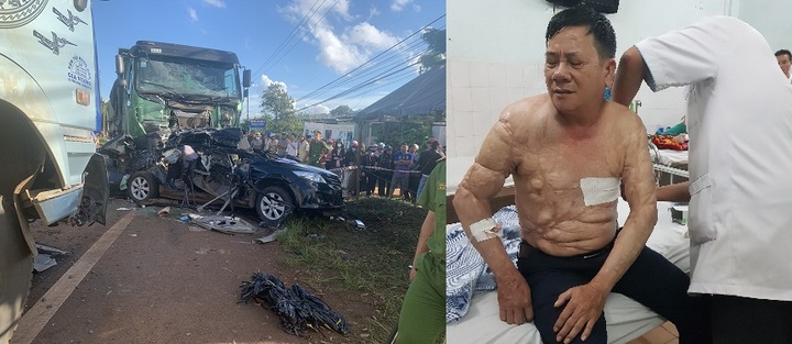 Tình hình sức khỏe của tài xế may mắn sống sót trong vụ tai nạn khiến 3 thành viên CLB HAGL thiệt mạng