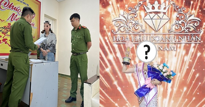 Vì sao Hoa hậu thiện nguyện của cuộc thi Hoa hậu doanh nhân Việt Nam bị bắt?
