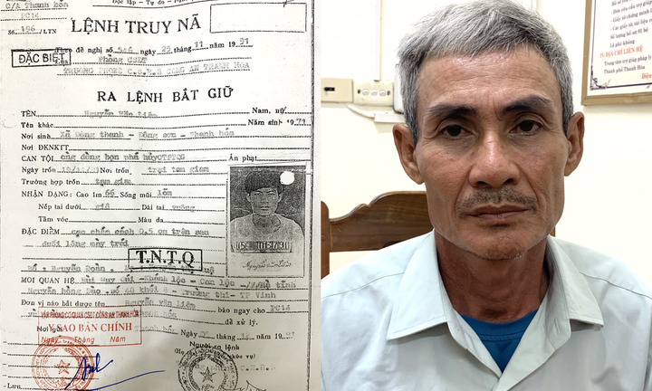 Bắt đối tượng tội phạm sau hơn 30 năm trốn truy nã