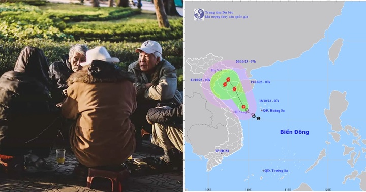 Áp thấp nhiệt đới quần thảo trên biển Đông, miền Bắc đón đợt không khí lạnh vào cuối tuần