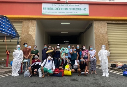 TP. HCM: Gần 4000 bệnh nhân COVID-19 ở Bệnh viện Dã chiến số 3 đã xuất viện 