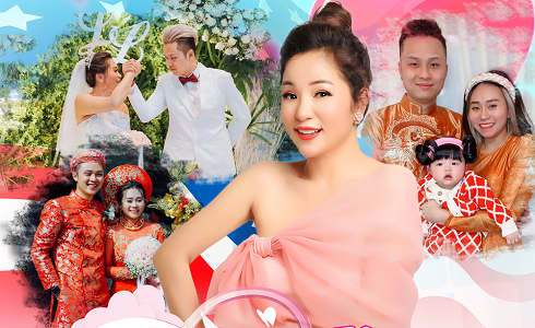 Lần đầu làm MC Vợ Chồng Son, Thuý Nga ghen tị với tình yêu mạng xã hội