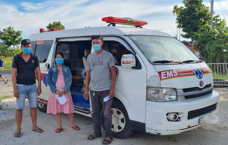 Kiên Giang: Phát hiện 2 xe cứu thương chở người từ vùng dịch về quê
