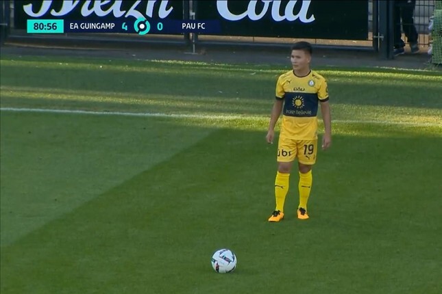 Quang Hải ghi dấu ấn ngày ra mắt Ligue 2 dù Pau FC thua 4 bàn không gỡ