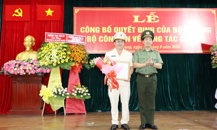 Đại tá Lâm Phước Nguyên làm Giám đốc Công an An Giang thay Đại tá Đinh Văn Nơi
