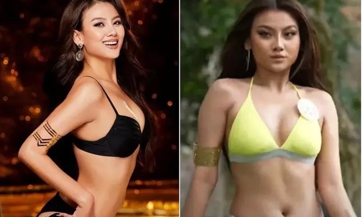 Thí sinh Miss Grand Vietnam 2022 ở phần thi áo tắm: Lộ rõ bụng mỡ, body khác với ảnh trên mạng