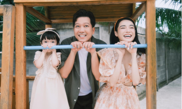 Nghệ sĩ Trường Giang và vợ luôn bất đồng trong việc giáo dục con