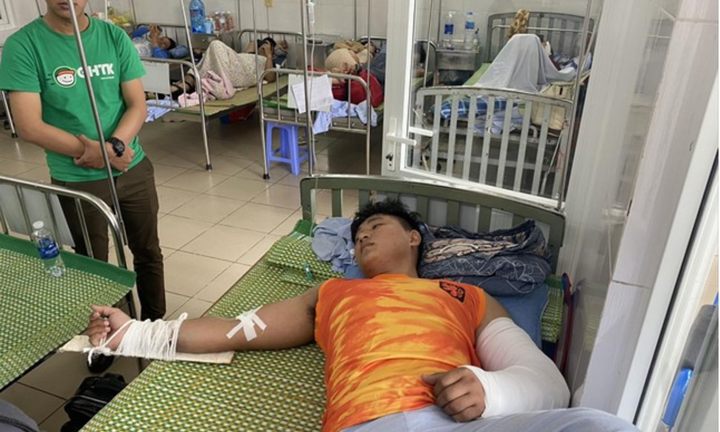 Thông tin mới nhất vụ shipper bị đánh gãy hai tay ở Quảng Ngãi