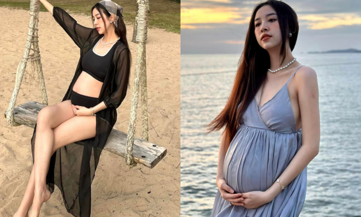 Á hậu Thúy An chính thức lên tiếng trước tin đồn sinh con gái đầu lòng