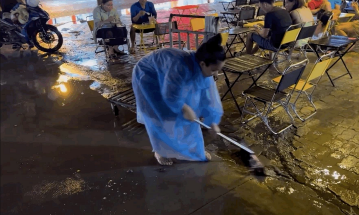 Lê Dương Bảo Lâm lên tiếng đính chính về việc để vợ làm việc giữa mưa