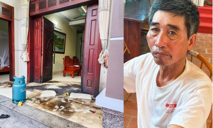 Anh ruột mang xăng đốt nhà em trai do mâu thuẫn nội bộ gia đình