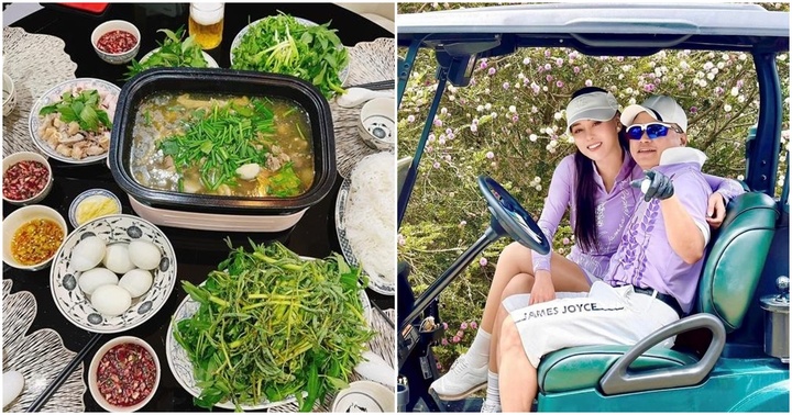 Phương Oanh trổ tài làm vợ đảm, đốn tim chồng