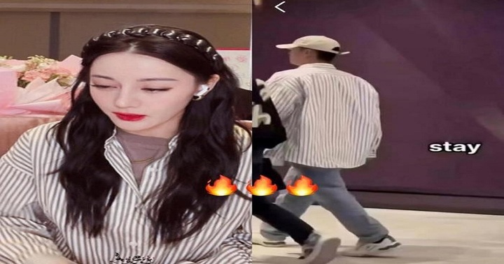 Địch Lệ Nhiệt Ba vướng nghi vấn dùng đồ đôi với Hoàng Cảnh Du