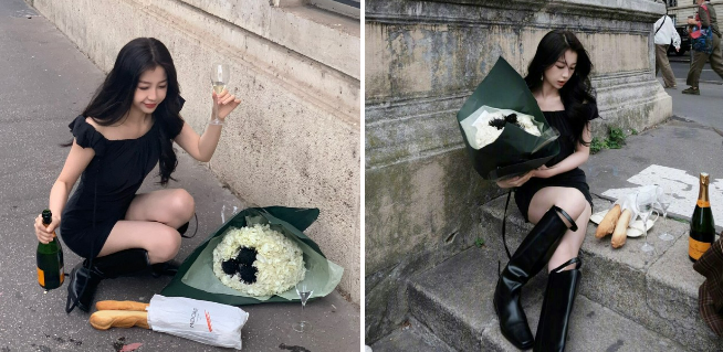 Đu trend chụp ảnh theo nữ người mẫu, Ngu Thư Hân bị ném đá thậm tệ