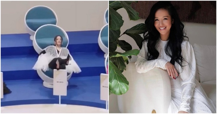 Bị chỉ trích khi gác chân lên bảng tên bài của Mỹ Tâm, diva Hồng Nhung nói gì?