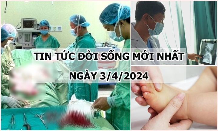 Tin tức đời sống ngày 3/4/2024: Căn bệnh khiến bé sơ sinh phải thay máu toàn phần