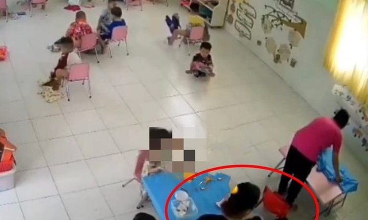 Giáo viên mầm non tại TP.HCM tát vào mặt và đầu học sinh trong giờ ăn trưa
