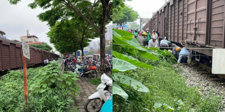 Người phụ nữ bị thương nặng sau va chạm với tàu hỏa khi băng qua đường