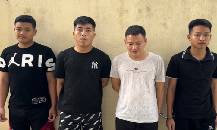 Thanh Hóa: Khởi tố 4 thanh niên bắt giữ người trái pháp luật