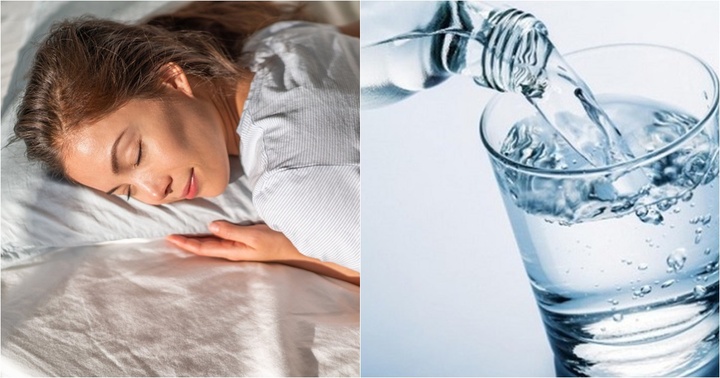 Có nên uống nước trước khi đi ngủ?