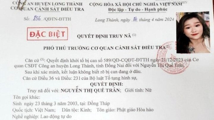 Bắt nữ bị can bị truy nã đặc biệt nguy hiểm khi nhập cảnh vào Việt Nam