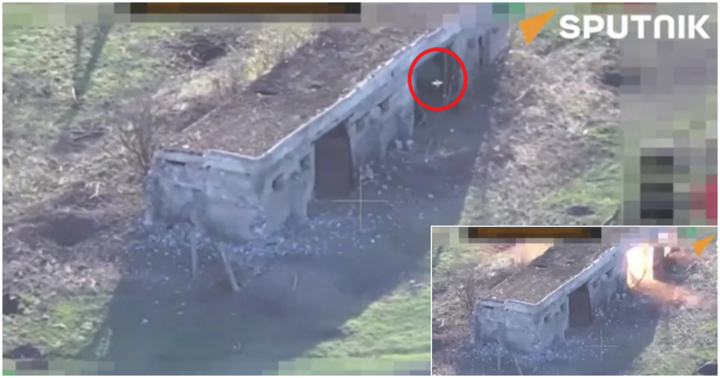 Cận cảnh UAV Nga xóa sổ cứ điểm Ukraine