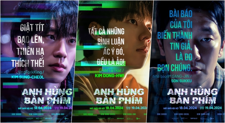 Anh Hùng Bàn Phím tung poster nhân vật “siêu cuốn”