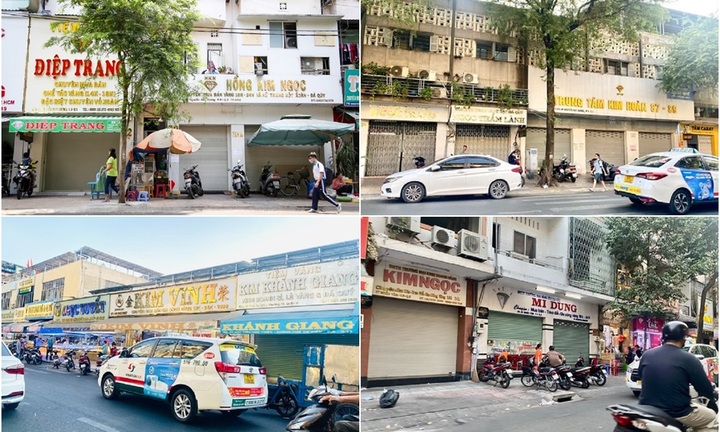 Lý do hàng hoạt tiệm vàng tại TP.HCM treo biển đóng cửa