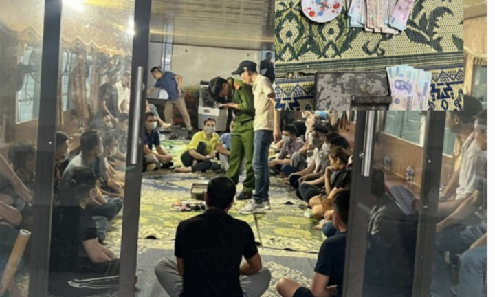 Nhóm đối tượng núp bóng khách du lịch mở sới bạc trên sông Đà