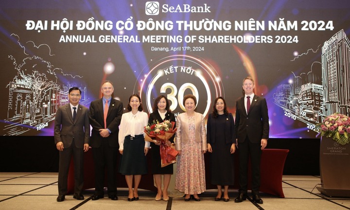 ĐHĐCĐ thường niên 2024: SeABank đặt mục tiêu tăng trưởng 28%, tăng vốn điều lệ lên 30.000 tỷ đồng
