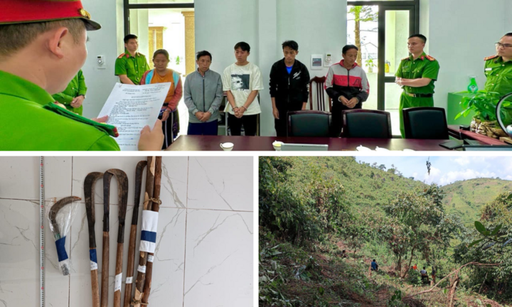 Vì mâu thuẫn đất đai, 7 người cùng bản lao vào hỗn chiến