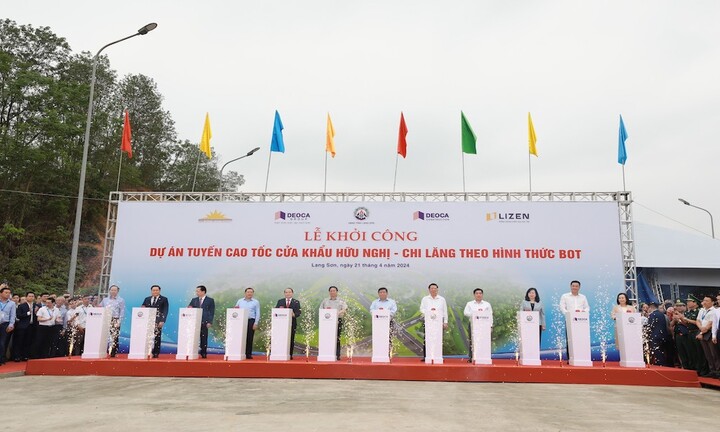 Thủ tướng phát lệnh khởi công Dự án PPP cao tốc Hữu Nghị - Chi Lăng