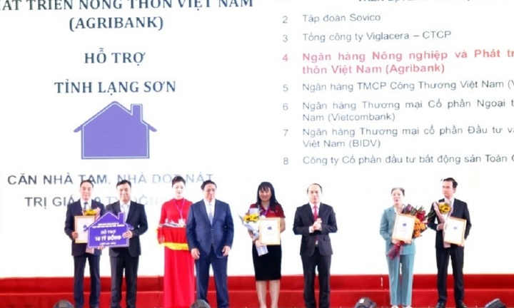 Agribank tài trợ 10 tỷ đồng xây dựng 200 căn nhà cho hộ nghèo tại tỉnh Lạng Sơn