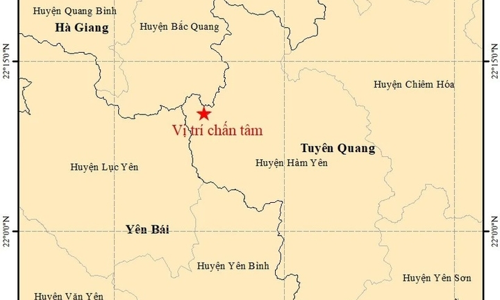 Động đất tại Tuyên Quang, người dân Yên Bái cảm nhận rõ rung lắc