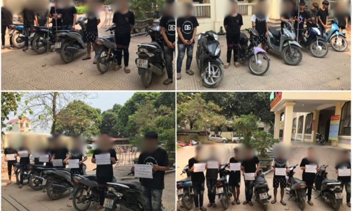 Muốn dương oai, nhóm thiếu thanh niên mang dao phóng lợn đi tìm 