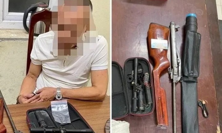 Mang súng hơi cùng 24 viên đạn đi dạo phố, người đàn ông gặp ngay lực lượng 141