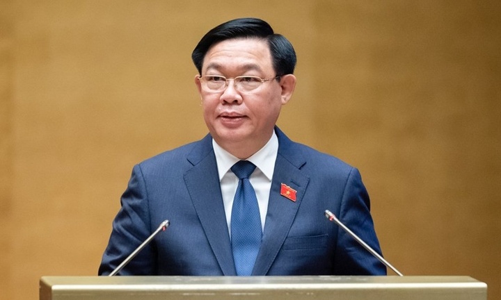 Miễn nhiệm chức vụ Chủ tịch Quốc hội với ông Vương Đình Huệ