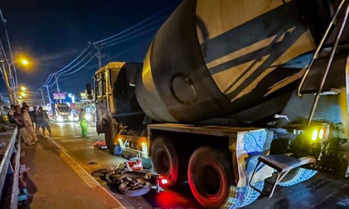 Va chạm với xe bồn ở TP.HCM, trung úy CSGT tử vong