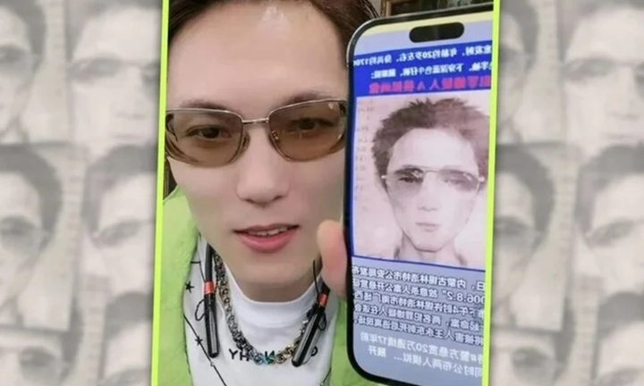 Sao mạng 5 triệu người follow tại Trung Quốc khổ sở vì giống nghi phạm truy nã